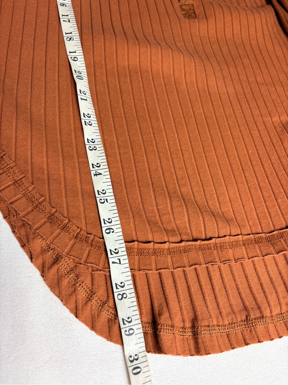 FP Movement by Free People Ribbed Snap Henley Tunic in Rust - Picture 12 of 12